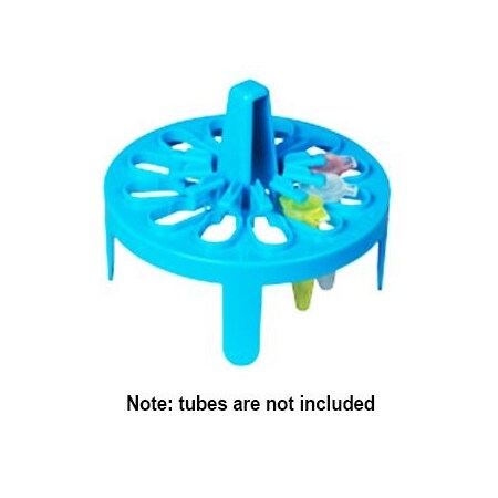 Bel-Art Prep-Safe Floating Micro-Tube Rack, Turquoise 246726-T